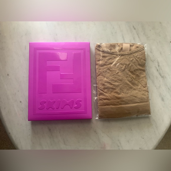 Fendi X Skims Hosiery Bralette size M - Picture 4 of 8